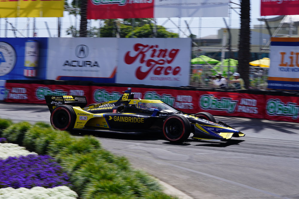 Colton Herta (Andretti Autosport) durante el Acura Grand Prix of Long Beach de la NTT INDYCAR SERIES 2022 (FOTO: Gustavo Rosso)