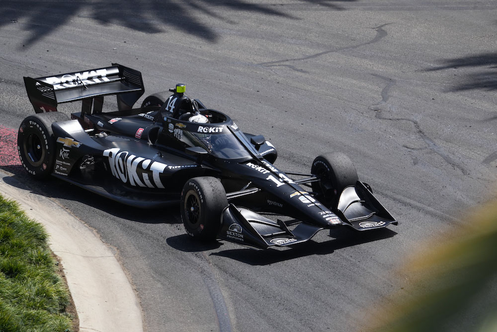 Kyle Kirkwood (AJ Foyt Racing) durante el Acura Grand Prix of Long Beach de la NTT INDYCAR SERIES 2022 (FOTO: Gustavo Rosso)