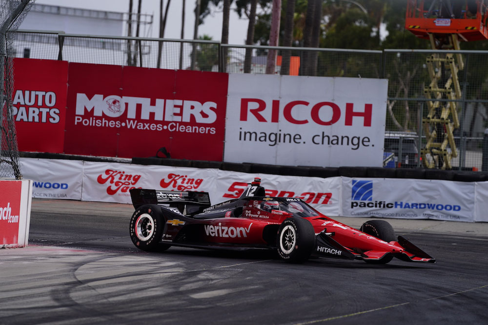 Will Power (Team Penske) durante el Acura Grand Prix of Long Beach de la NTT INDYCAR SERIES 2022 (FOTO: Gustavo Rosso)